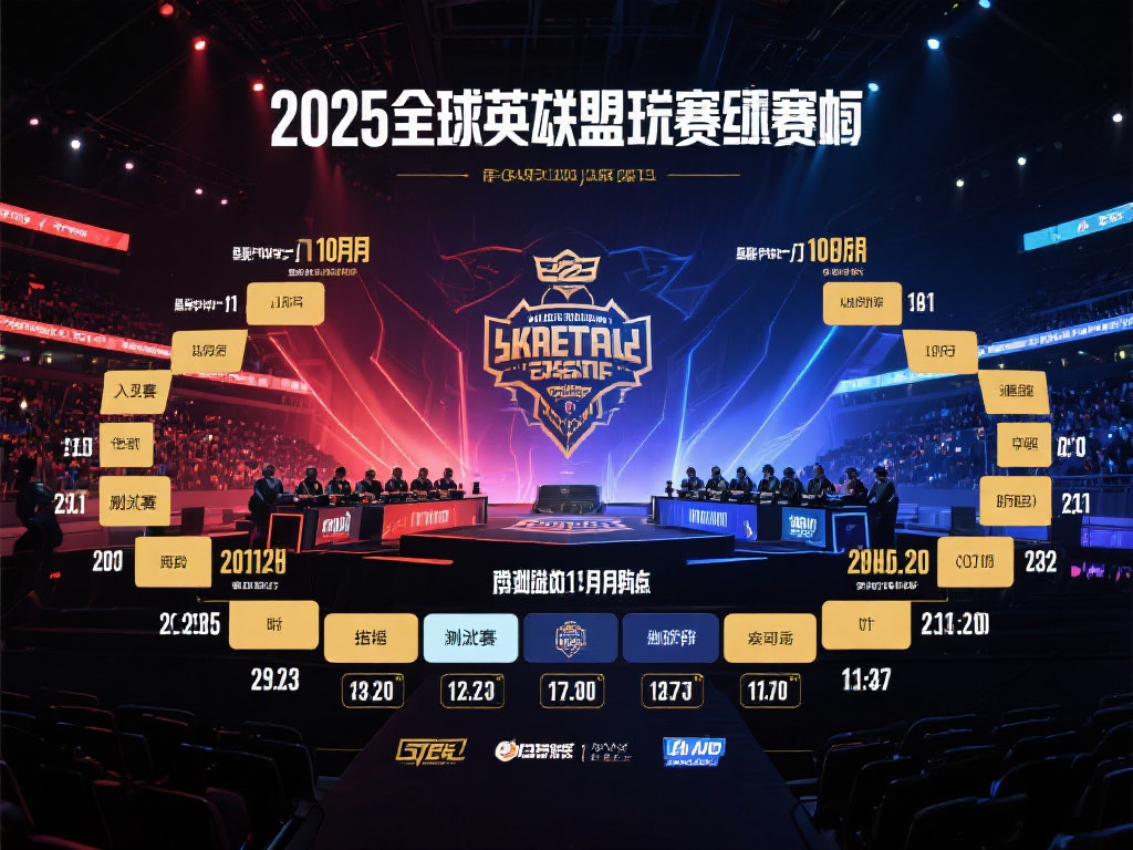 2025英雄联盟世界锦标赛日程安排与观赛攻略 一、2025全球总决赛赛程概览
根据官
